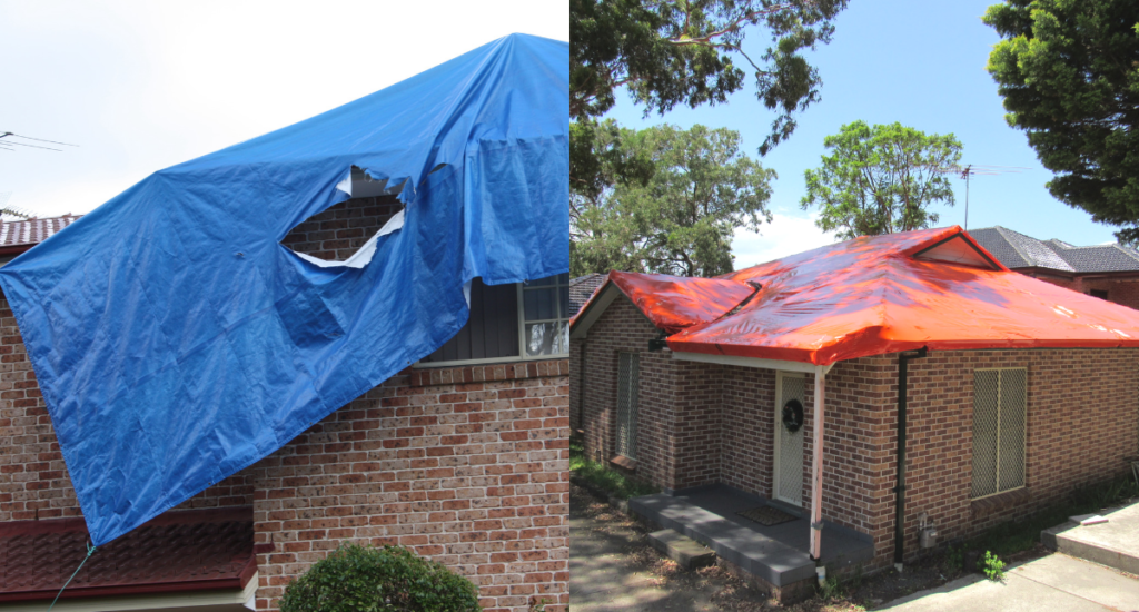 Cheaper than tarpaulins - Stormseal is the solution