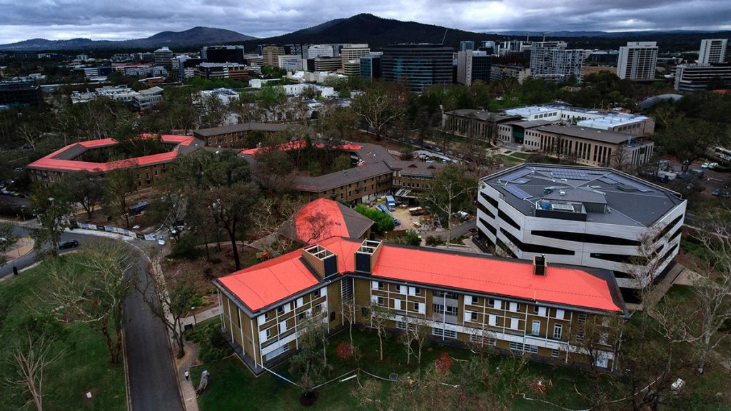 Aussie Stormseal innovation being fitted in Canberra to protect iconic hail-damaged buildings